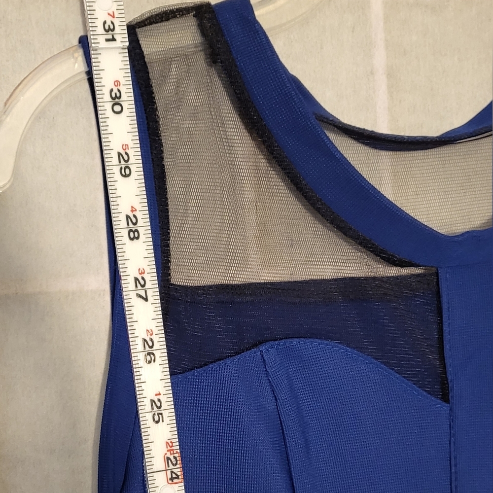 Royal blue cutout minidress NWOT - Picture 4 of 4